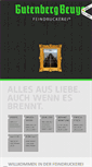 Mobile Screenshot of feindruckerei.de